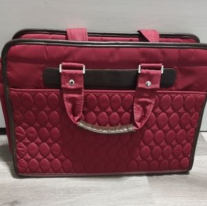 Lug BB Avion Briefcase/Laptop Bag in Cranberry Red